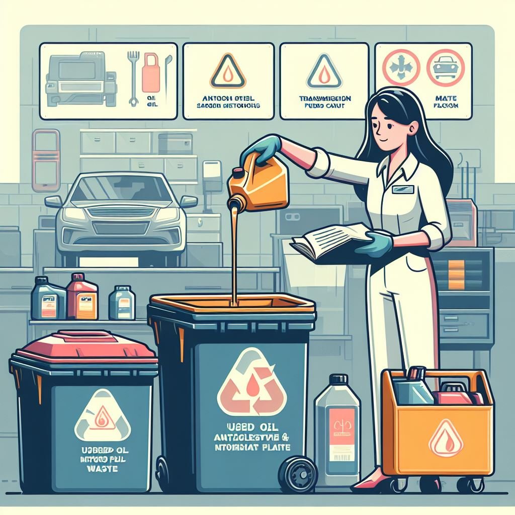 The importance of safe collection and storage methods for automotive fluids waste
